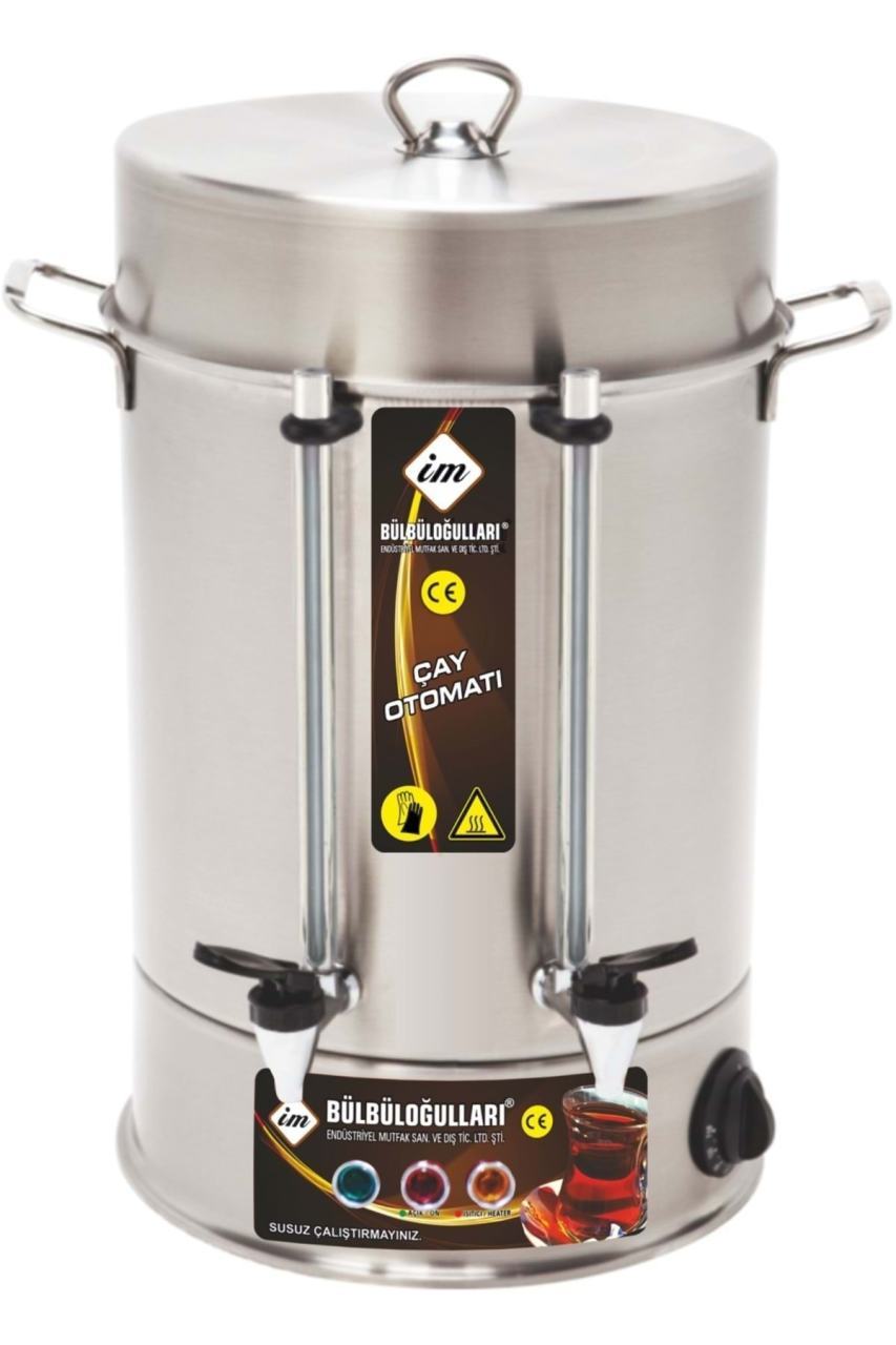 120 Bardak  Çelik Musluk Çay Makinası